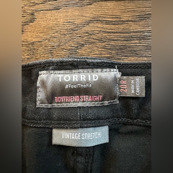 Torrid Black Denim Jeans- size 20 - Picture 5 of 7